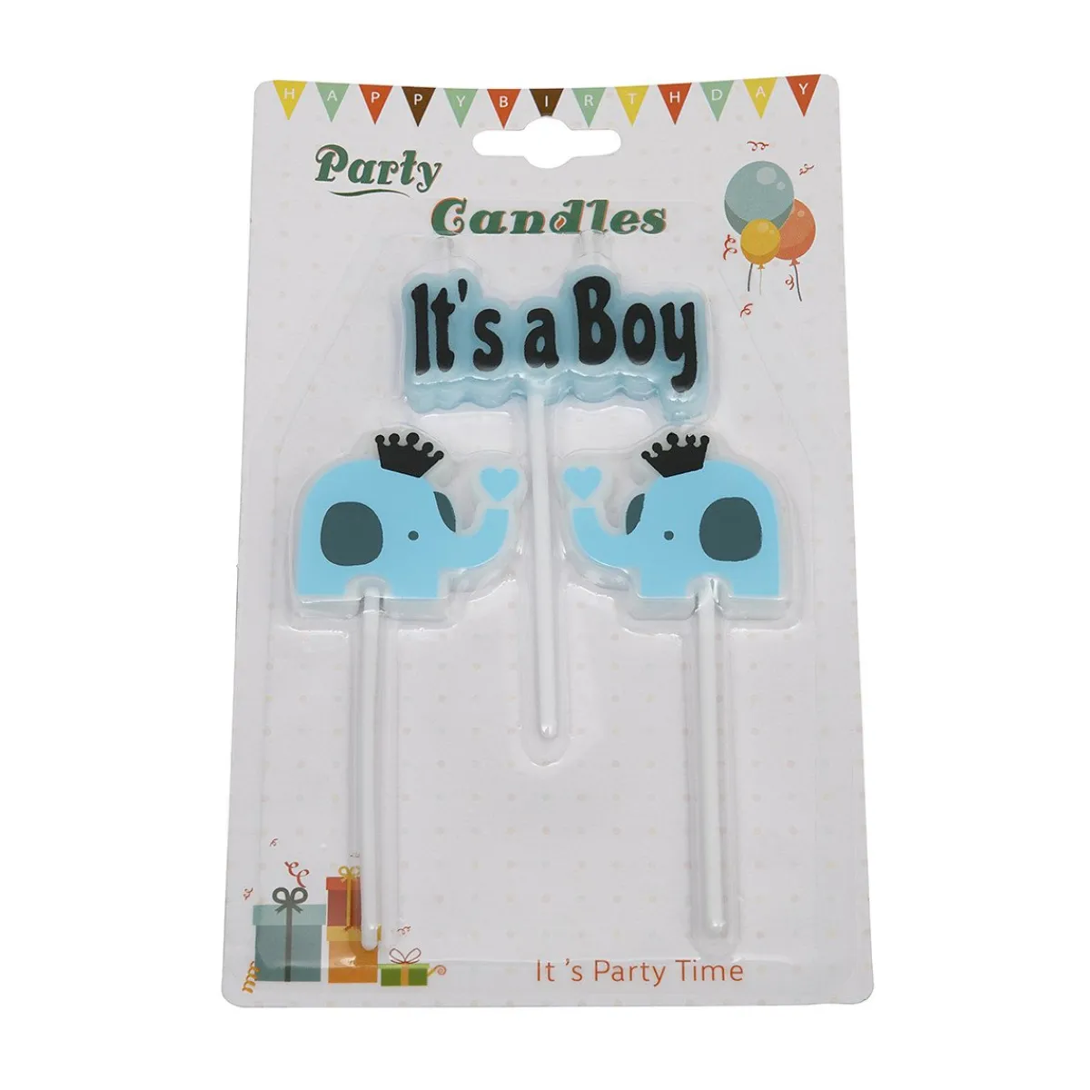 Overig Taartkaarsjes Geboorte It's a Boy** New