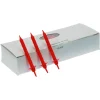 Overig Taartkaarsjes met houder 6cm 100st. Rood Best