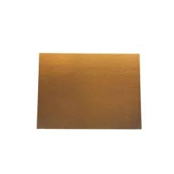 Overig Taartkarton Rechthoek Goud/Zwart 20x30cm per stuk Outlet