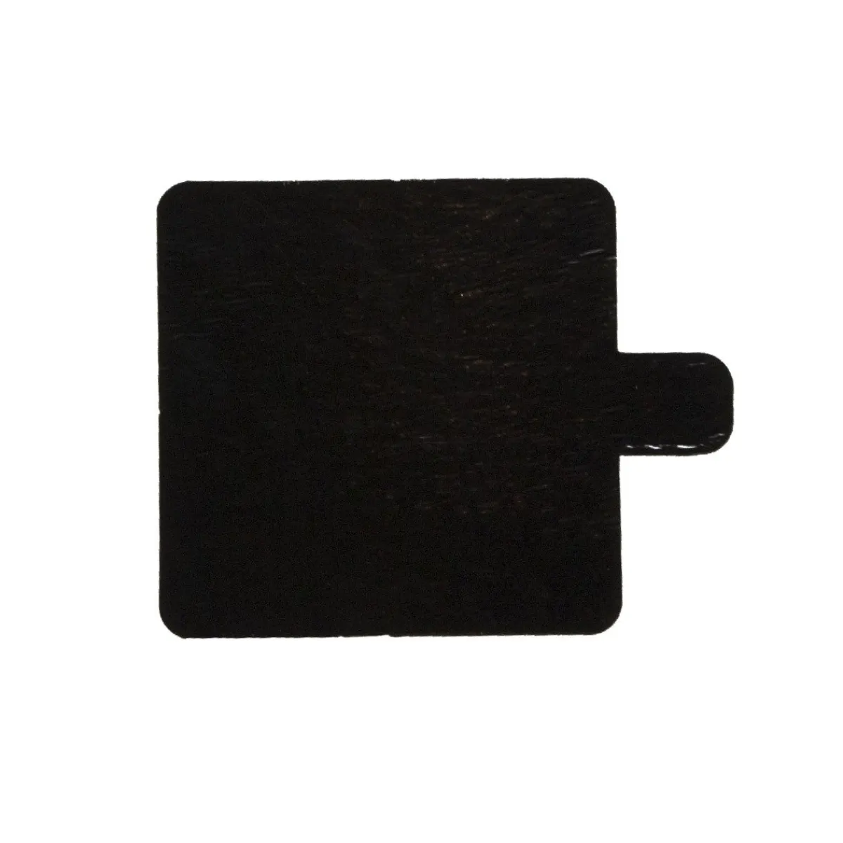 Overig Taartkarton Vierkant Goud/Zwart met lip 6x6cm per stuk Best