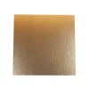 Overig Taartkarton Vierkant Goud/Zwart 24x24cm per stuk New