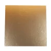 Overig Taartkarton Vierkant Goud/Zwart 32x32cm per stuk Best