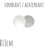 BrandNewCake Taartonderzetter Wit / Zilver Ø18cm 10st. New