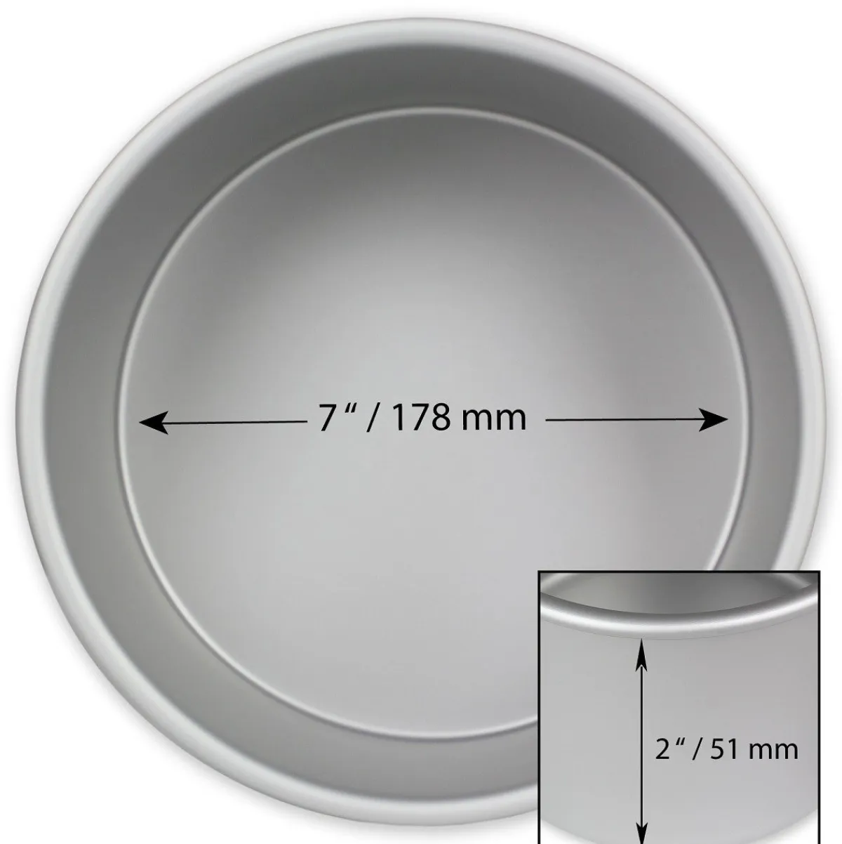 PME Taartpan rond Ø17,5 x 5cm Best