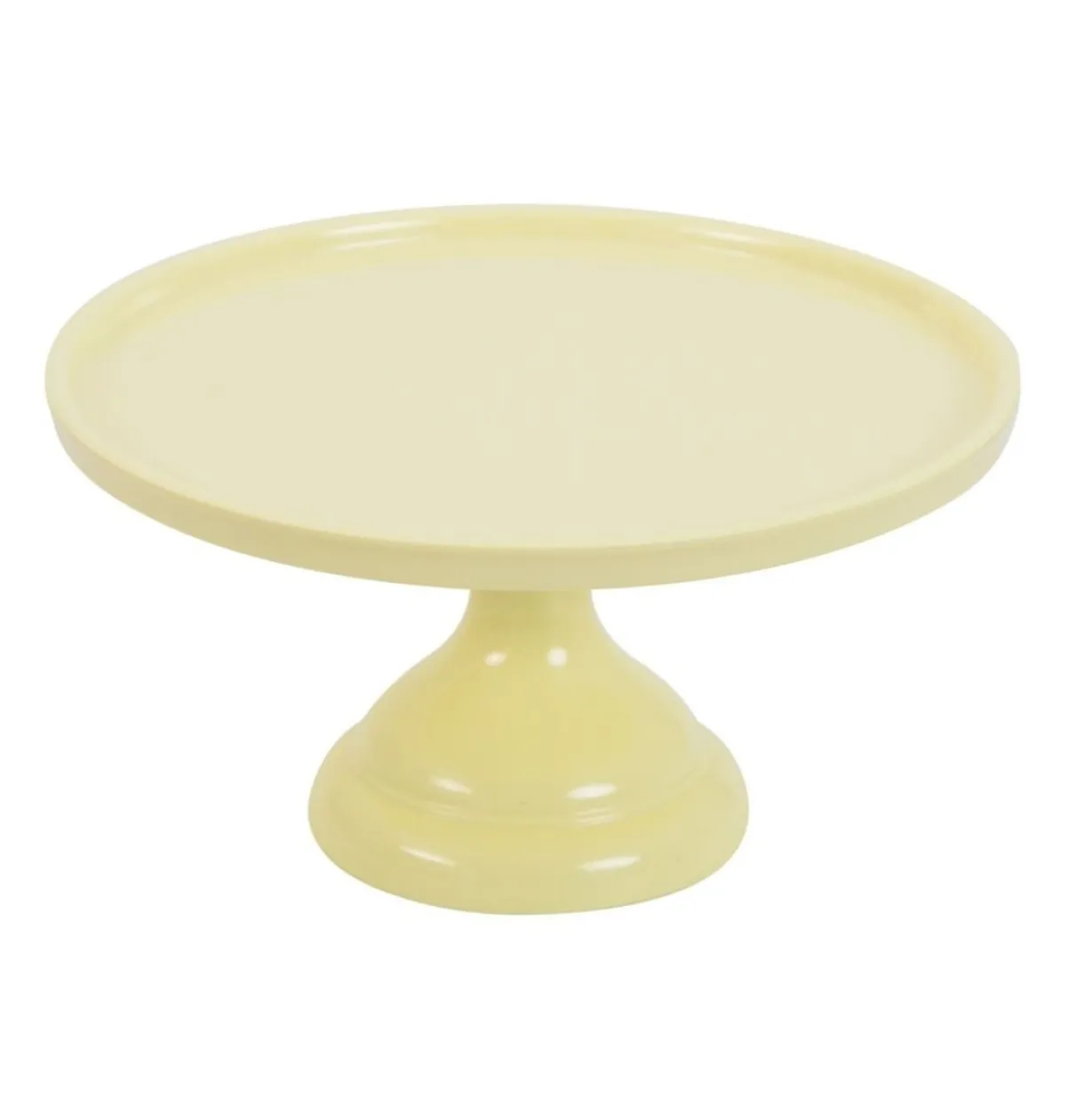Overig Taartplateau Geel Melamine Ø23,5x12cm Outlet