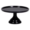 Overig Taartplateau Zwart Melamine Ø23,5x12cm** New