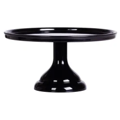 Overig Taartplateau Zwart Melamine Ø23,5x12cm** New