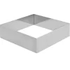 Overig Taartring RVS Vierkant 18x18x5cm Outlet