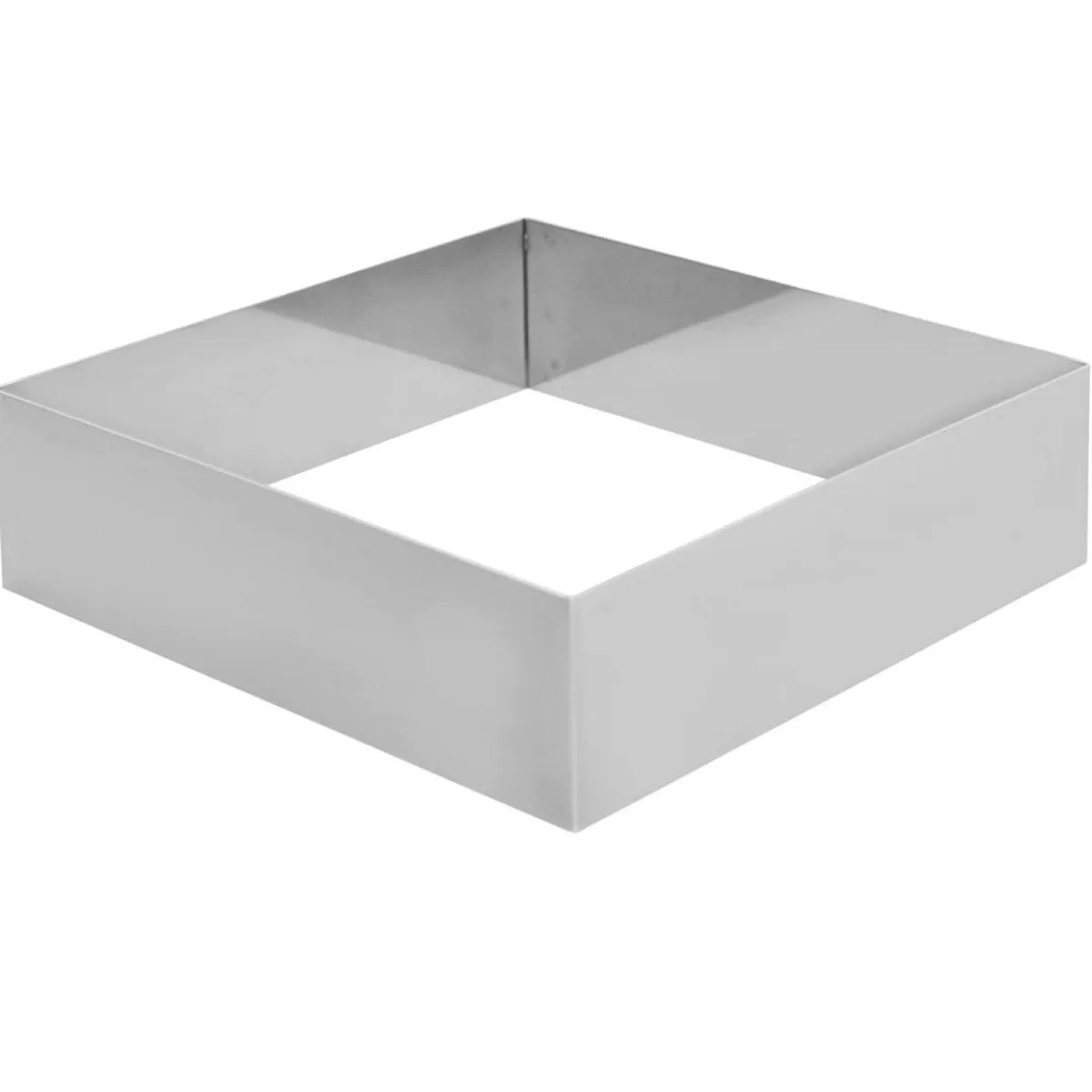 Overig Taartring RVS Vierkant 18x18x5cm Outlet