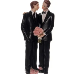 Taarttopper Bruidspaar Mannen Polystone 15cm Online