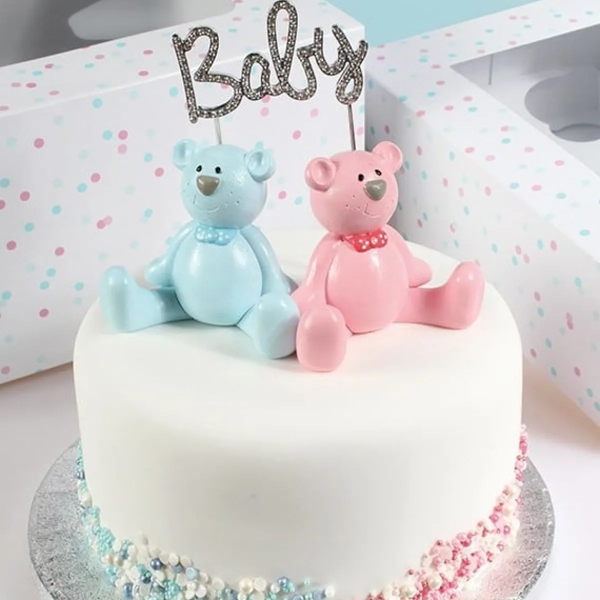 Taarttopper Diamant Baby 111mm New