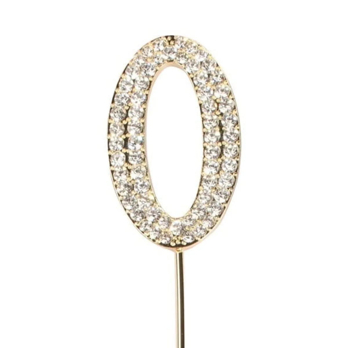 Culpitt Taarttopper Diamant Goud #0 45mm** Clearance