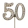 Taarttopper Diamant Jubileum Goud #50 45mm Online