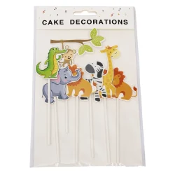 Overig Taarttopper Jungle Dieren 7st. Discount