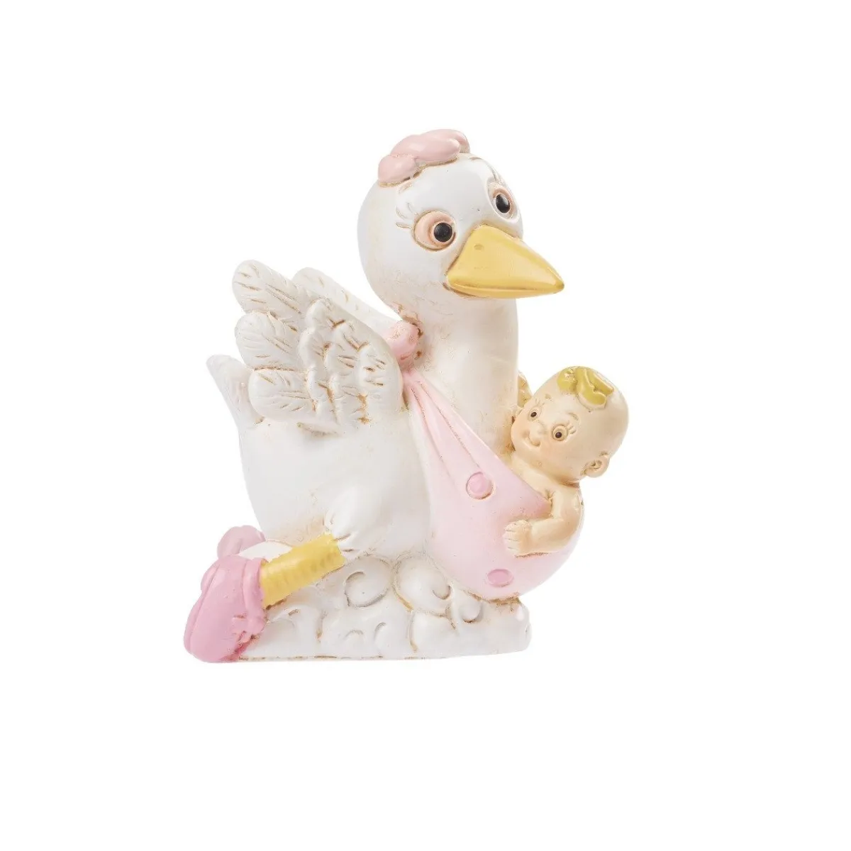 Overig Taarttopper Ooievaar Roze Polystone 5,5cm Online