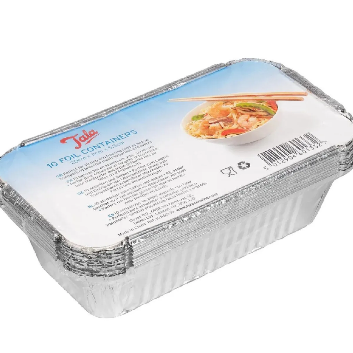 Tala Aluminium Bakvorm met Deksel 20x11x5,5cm Set/10 Hot