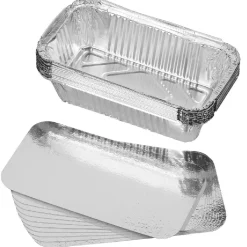 Tala Aluminium Bakvorm met Deksel 20x11x5,5cm Set/10 Hot