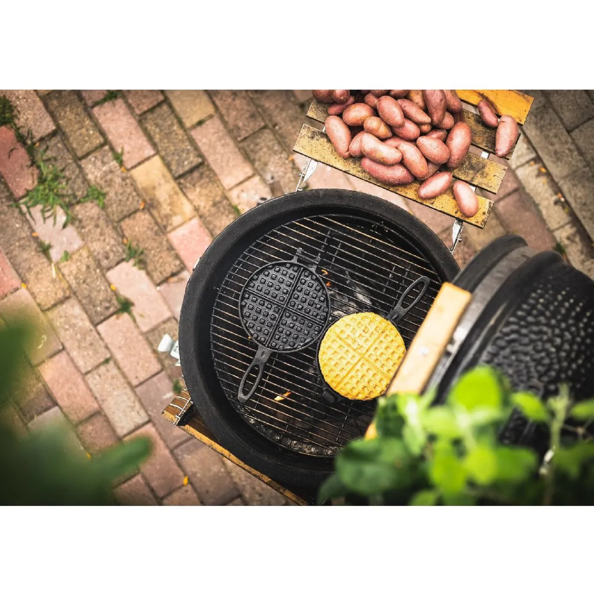 The Windmill Wafelijzer Gietijzer New