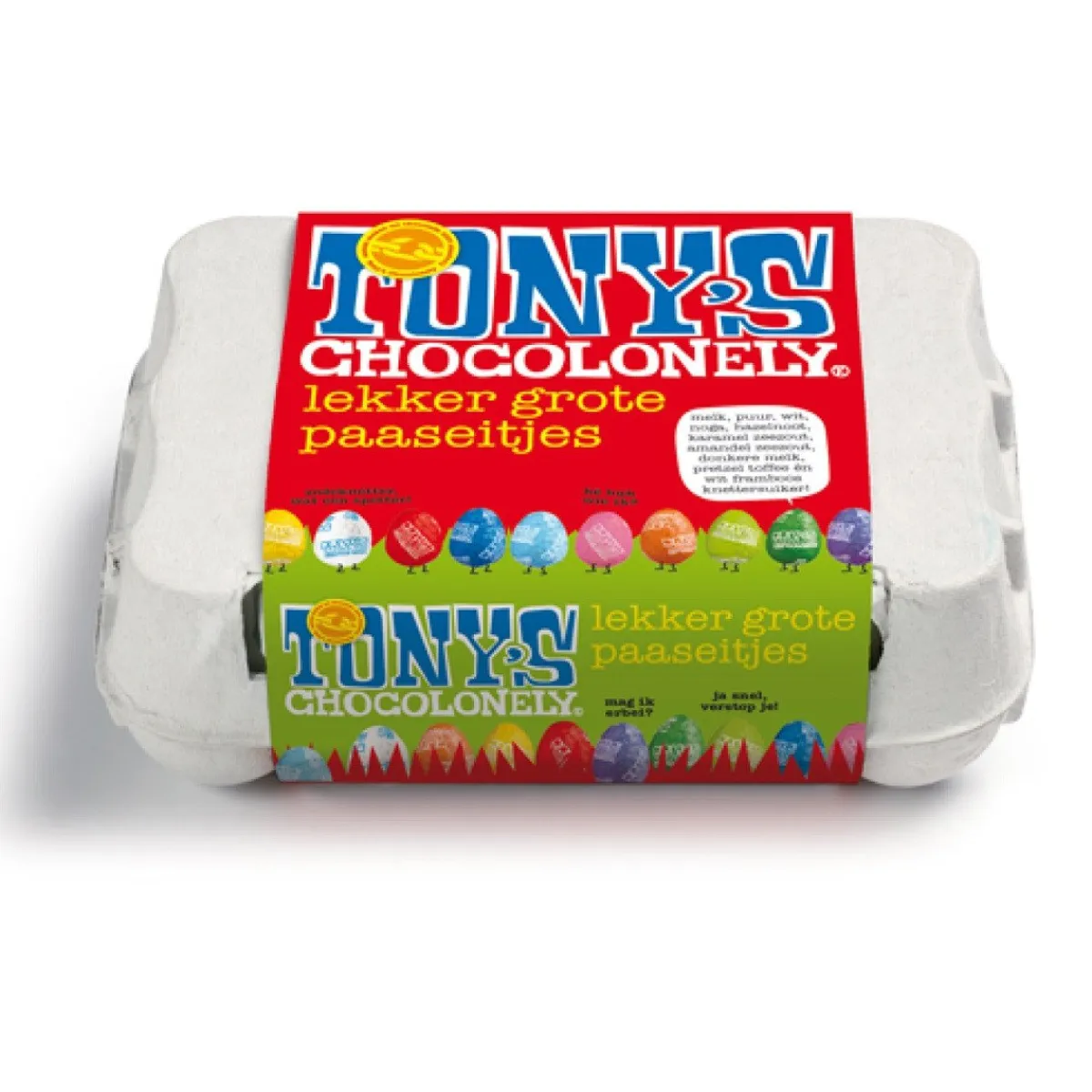 Overig Tony's Chocolonely Paaseitjes Assortimentsdoosje 150g Discount