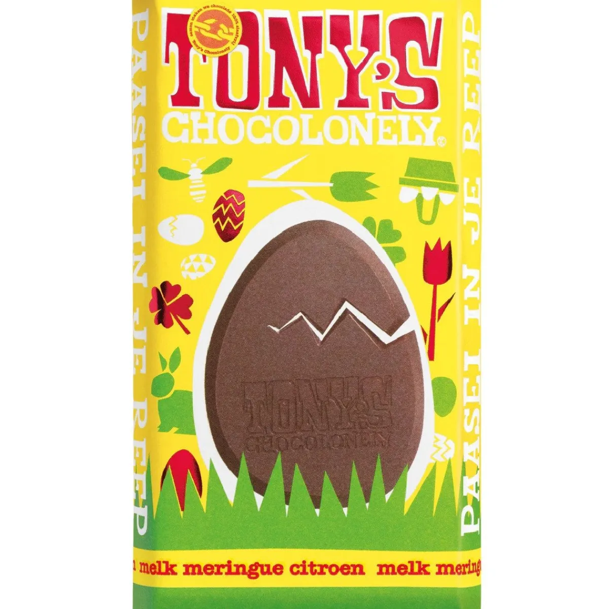 Overig Tony's Chocolonely Paasreep Melk / Meringue / Citroen 180g