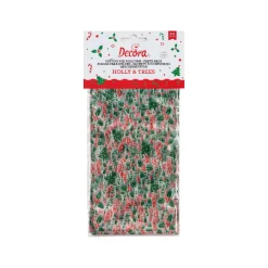Decora Traktatiezakjes Kerstmis 12,5x3x24(h) cm 20 stuks Clearance