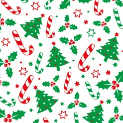 Decora Traktatiezakjes Kerstmis 12,5x3x24(h) cm 20 stuks Clearance