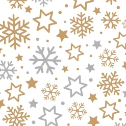 Decora Traktatiezakjes Witte Kerst 12,5x3x24(h) cm 20 stuks Sale