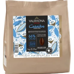 Valrhona Chocolade Druppels Puur Caraïbe (66%) 1kg Sale