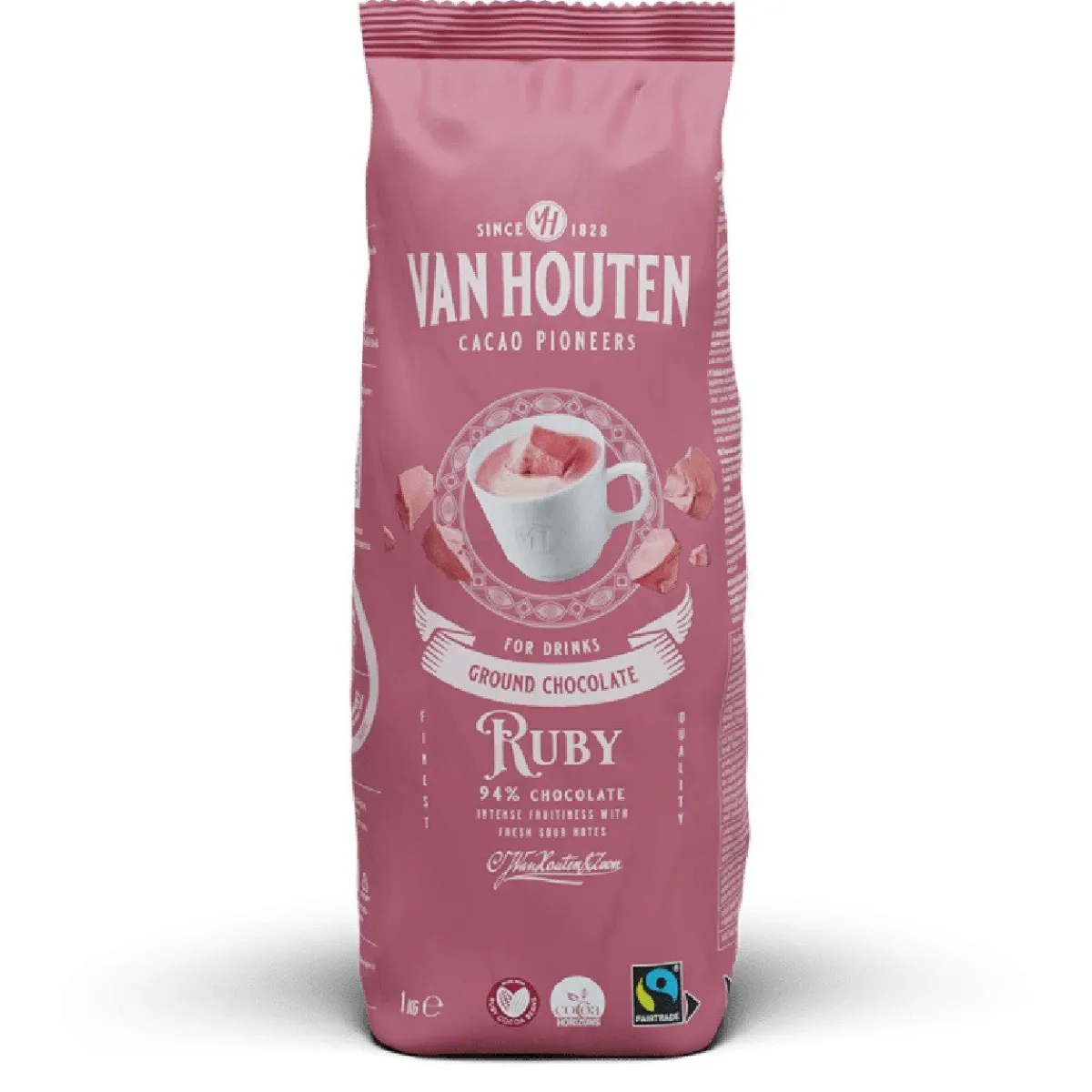 Van Houten Hot Chocolate Ruby 1kg Online