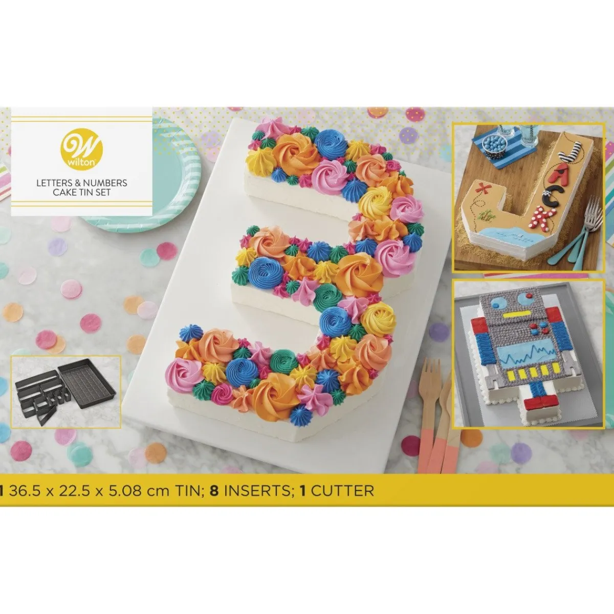 Wilton Bakvorm Letters en Nummers Online