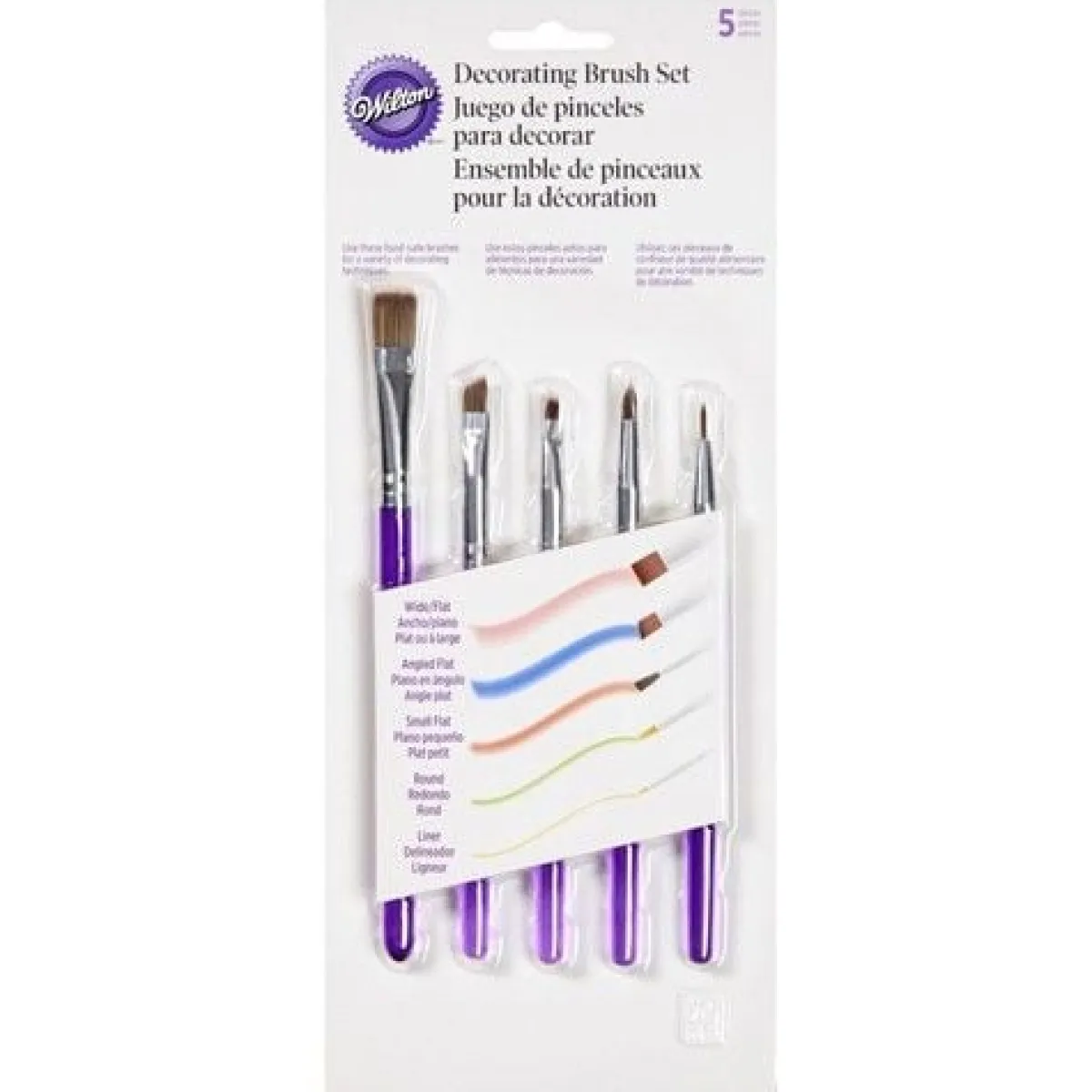 Wilton Brush & Penselen Set/5 Sale