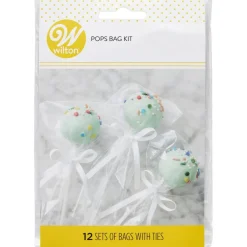 Wilton Cakepops / Lollipop zakjes 11x18 cm 12st New