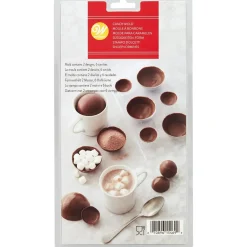 Wilton Chocolade Holvorm Halve Bollen (6x)** Clearance