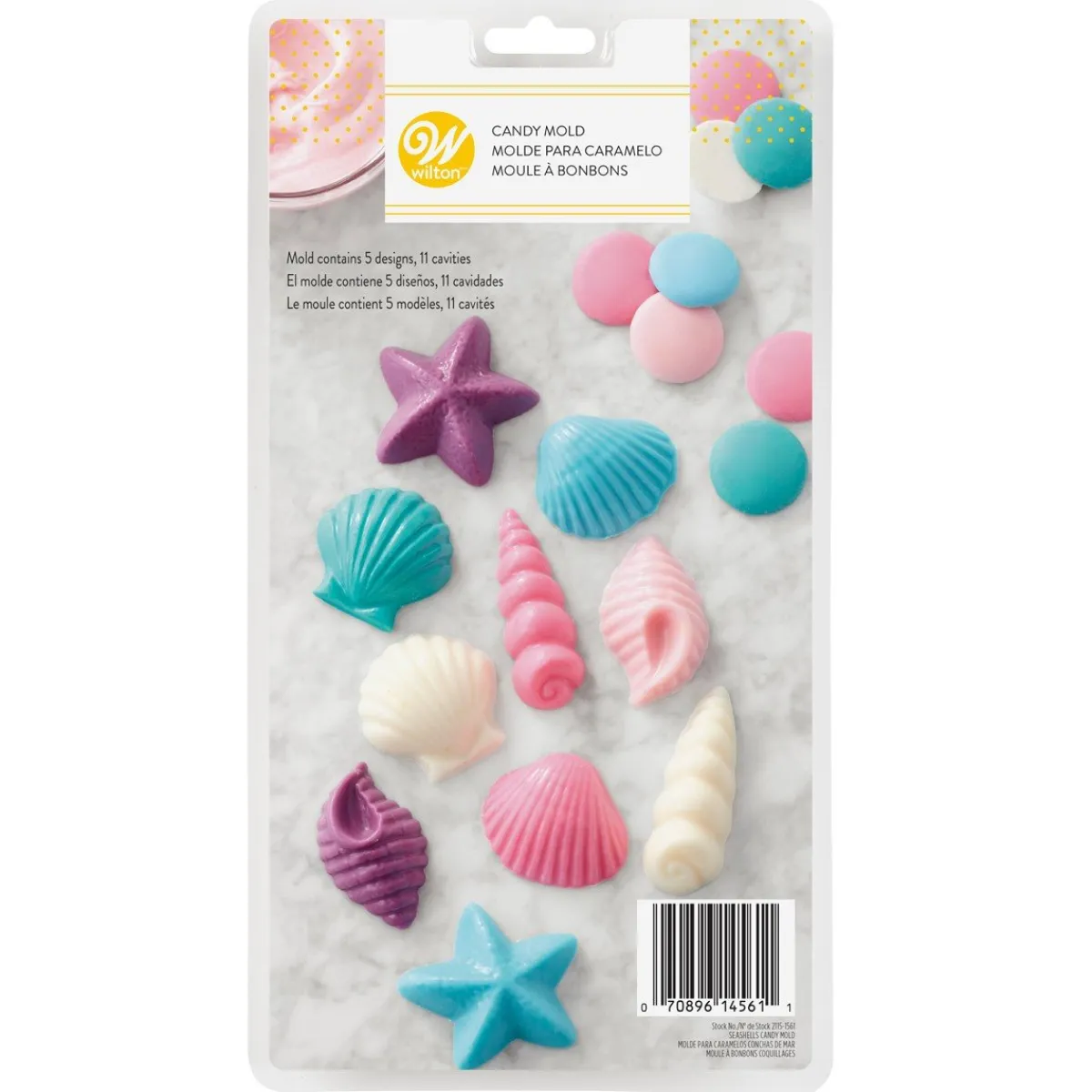 Wilton Chocolademal Schelpen (9x) Online
