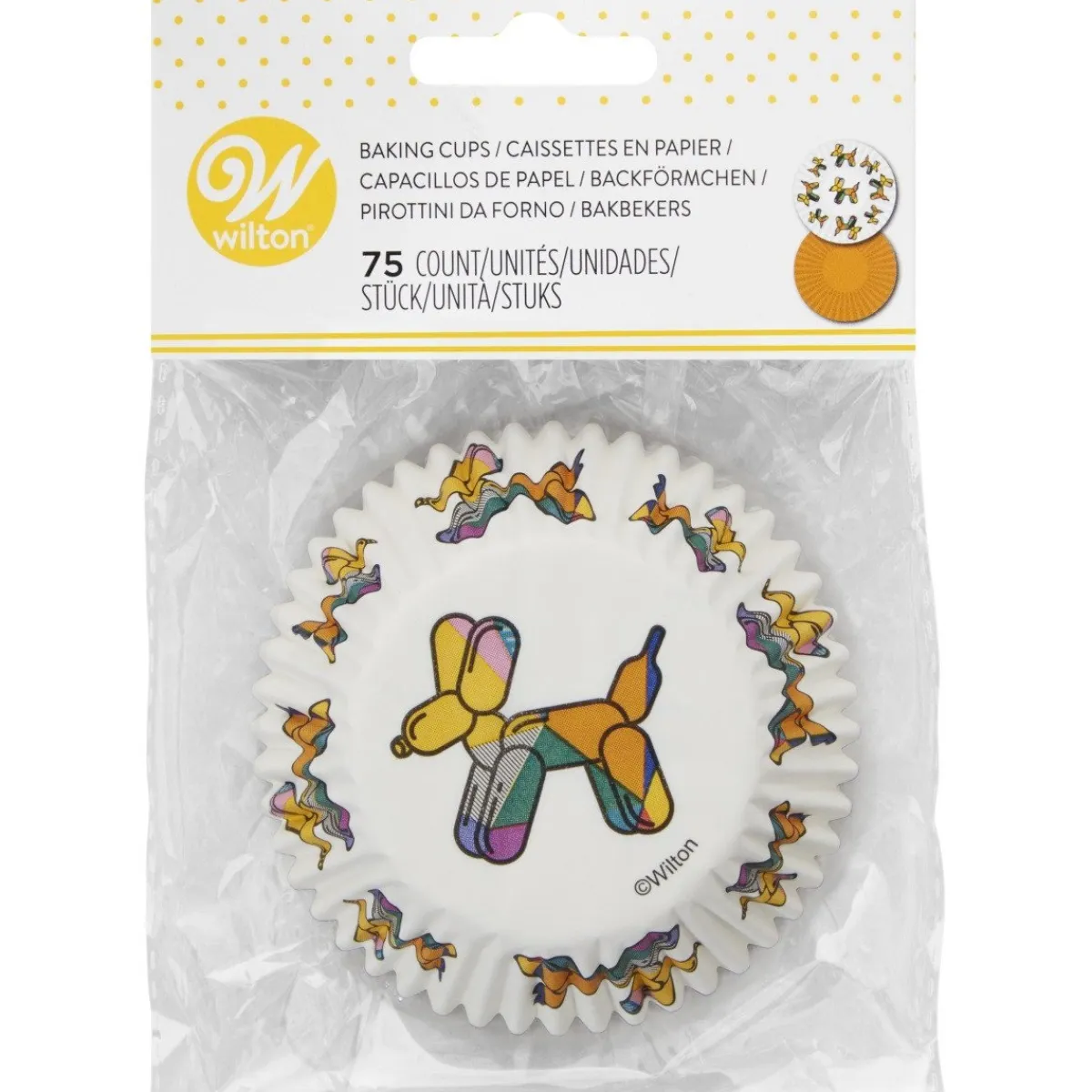 Wilton Cupcake Vormpjes Ballon Hond 75st** Clearance