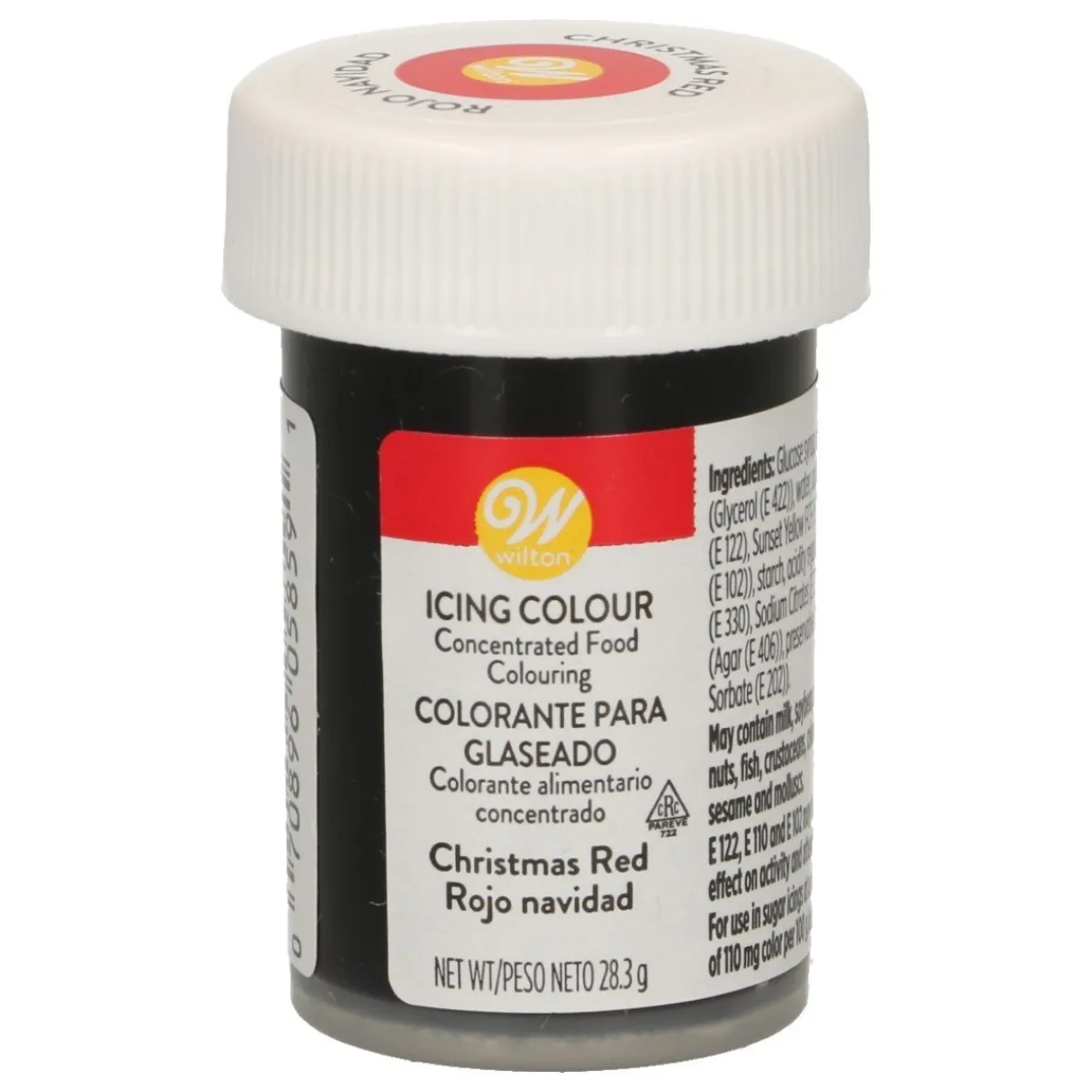 Wilton Kleurstof Gel Kerst Rood 28g Outlet