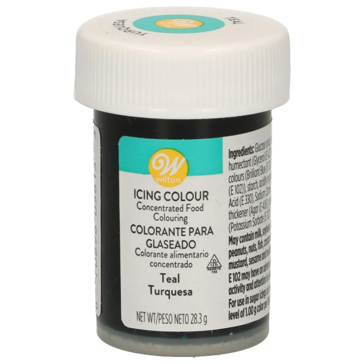 Wilton Kleurstof Gel Teal 28g Hot
