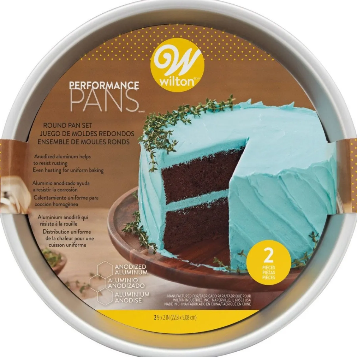 Wilton Performance Taartpan Rond Ø23x5cm Set/2