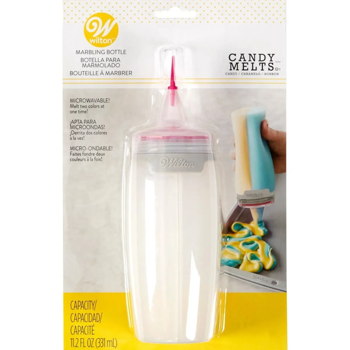 Wilton Smelt en Decoratieflesje Twee Kleuren 331ml** Hot