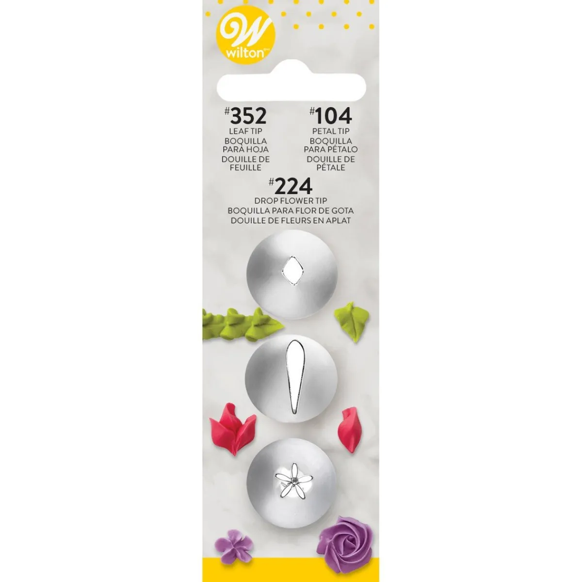 Wilton Spuitmondjes Set #104, #352, #224 Sale