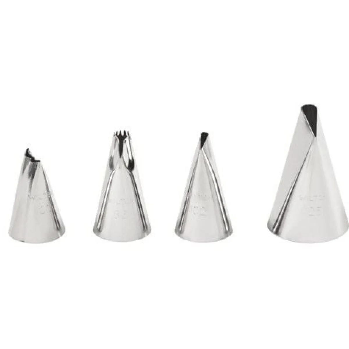 Wilton Spuitmondjes Set (#86, #100, #102, #125) Clearance