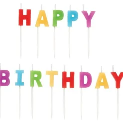 Wilton Taartkaarsjes Happy Birthday Set/13 Clearance