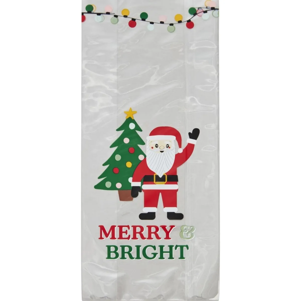 Wilton Traktatiezakjes Kerstman Merry & Bright 20st Discount