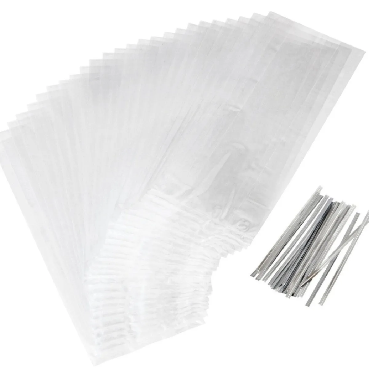 Wilton Traktatiezakjes Transparant 10x24cm 50st Discount