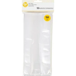 Wilton Traktatiezakjes Transparant 10x24cm 150st Best