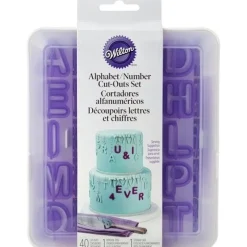 Wilton Uitstekers Letters en Nummers Set Discount