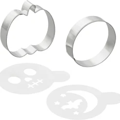 Wilton Uitsteker & Stencil Halloween Set/4 Online